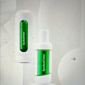 SpoiledChild Green and White Skincare Set